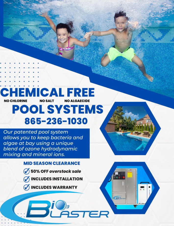 Chemical Free Swimming Pool Ozone System BioBlaster 